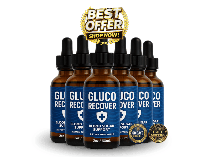Gluco Recover blood sugar support supplement bundle